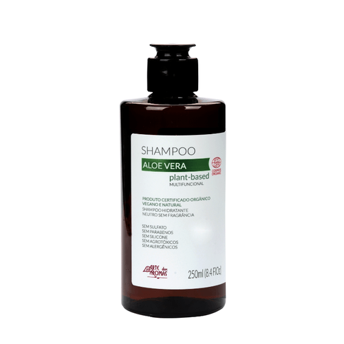 Shampoo Orgânico Neutro com Aloe Vera 250ml - Arte dos Aromas