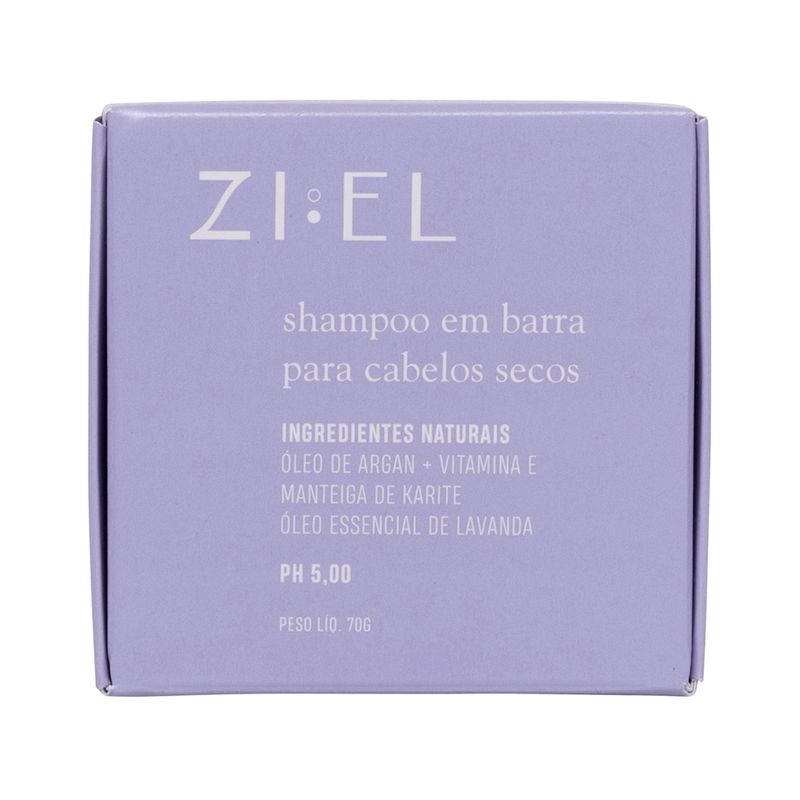 Shampoo-em-Barra-Natural-para-Cabelos-Secos-70g---Ziel-Cosmetics