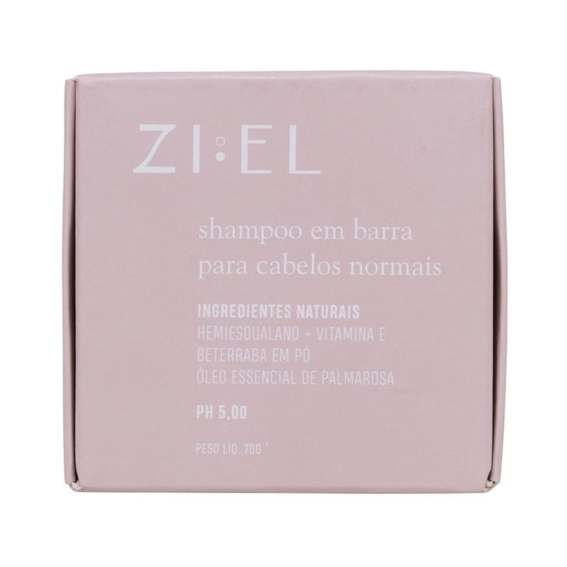 Shampoo em Barra Natural para Cabelos Normais da Ziel Cosmetics Use Orgânico Use Orgânico