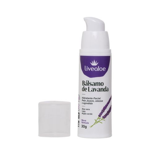 Bálsamo Facial Natural de Lavanda 30ml – Livealoe