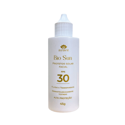 Protetor Solar Facial Físico e Natural com Vitamina D Bio Sun FPS 30 45g - Auravie
