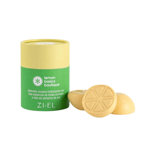 Kit com 3 Sabonetes Corporais de Limão Siciliano 200g - Ziel Cosmetics