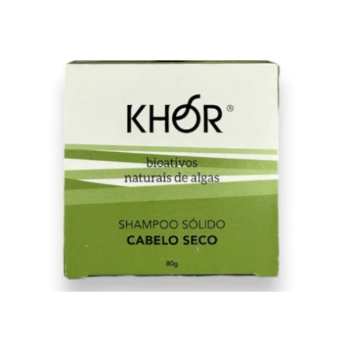 Shampoo Sólido para Cabelos Secos 80g - Khor