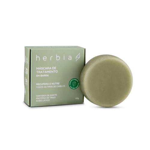 Máscara de Tratamento em Barra Natural 50g - Herbia