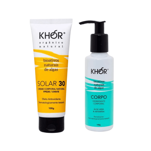 Kit Protetor Solar e Creme Corporal - Khor