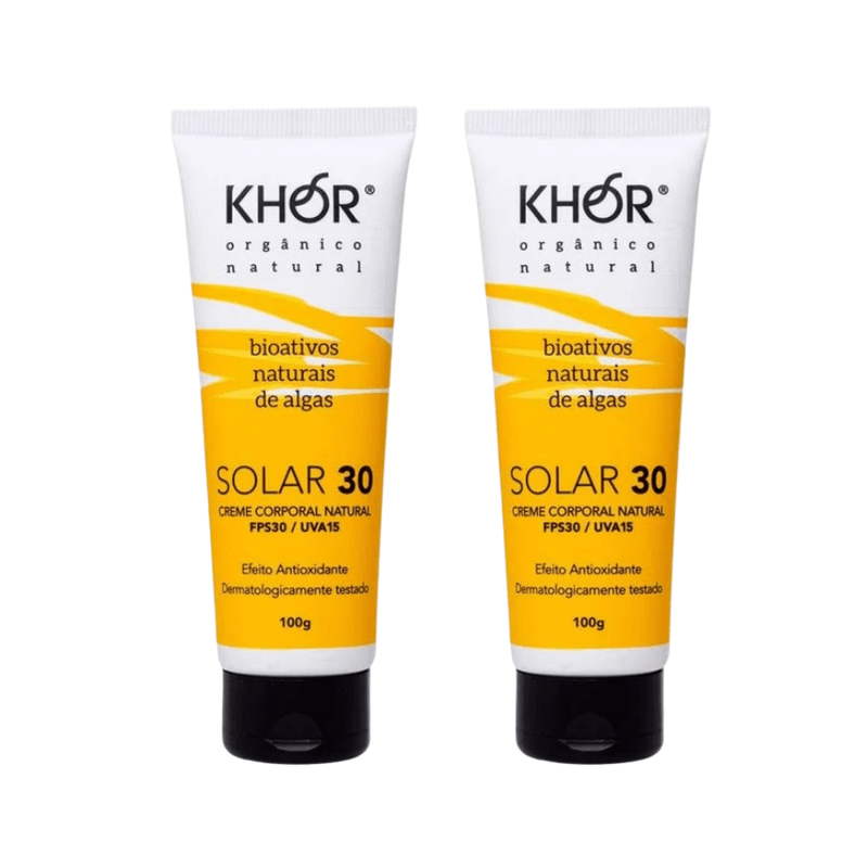 Kit-com-2-Protetores-Solar-Facial-e-Corporal-FPS-30-UVA-15-100g-–-Khor-Cosmetics