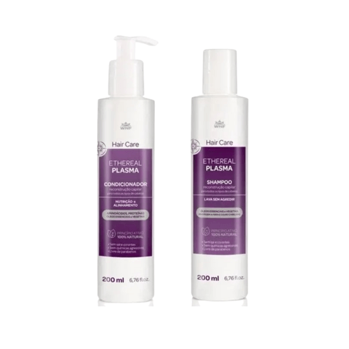 Kit Shampoo e Condicionador Hair Care Ethereal Plasma 200ml - WNF