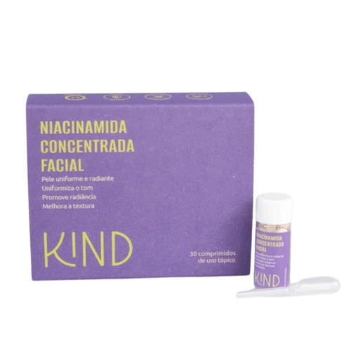 Niacinamida Concentrada Facial 30 Comprimidos - Kind
