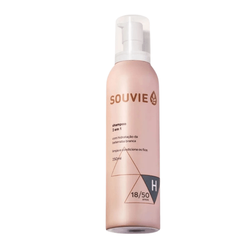 Shampoo Orgânico 2 em 1 Homem 18/50 50ml - Souvie