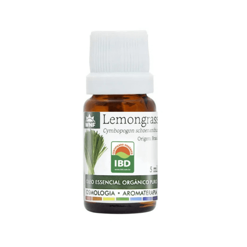 Óleo Essencial Orgânico de Lemongrass (Capim-limão) 5ml – WNF