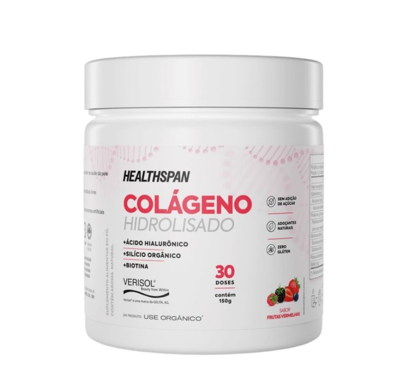 Kit Corporal com Colágeno Hidrolisado com Ácido Hialurônico Healthspan - Use Orgânico