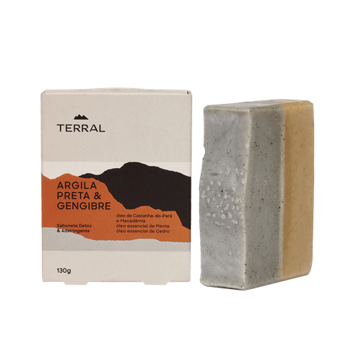 Sabonete de Argila Preta 130g – Terral