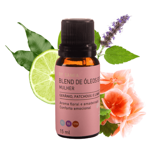 Blend de Óleos Mulher  15ml - By Samia