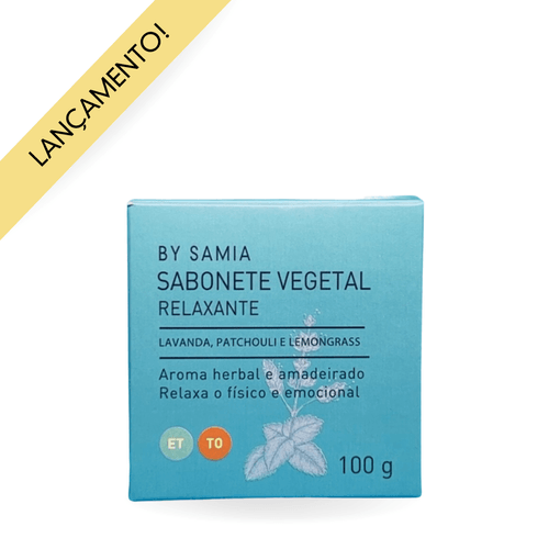 Sabonete em Barra Vegetal Relaxante 100 g - By Samia