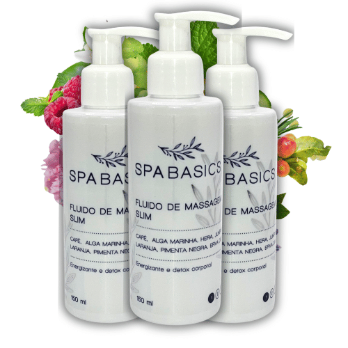 Fluido de Massagem Slim Kit 3 Unidades - By Samia
